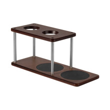 Coffee Dripper Stand Pour over Coffee Station Versatile Organizer Wood Utensil Organizer with Base Coffee Filter Holder