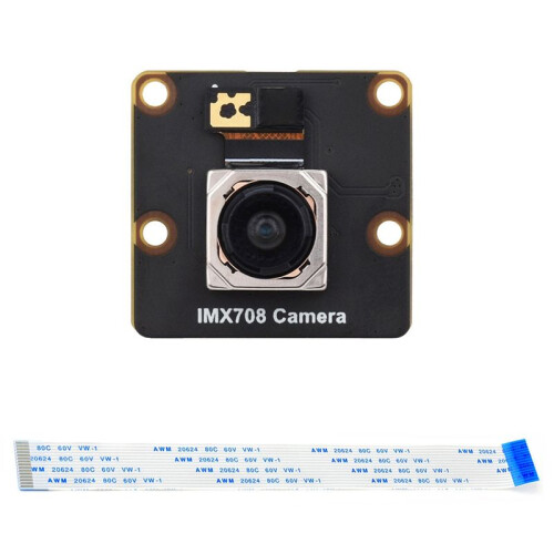 For Raspberry Pi Camera 12MP IMX708 Autofocus Camera Support HDR 120 FOV for Raspberry Pi 5 4B 3B+ 3B Zero