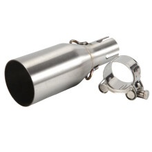 Motorcycle Modification Exhaust Pipe Exhaust Middle Section 28mm Adapter 51mm Exhaust Section Non-Destructive Install