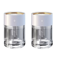 2L Transparenter Luftbefeuchter mit Großem Fassungsvermögen, USB-Stummschaltung, mit LED-Lampe, Ultraschall, Essenti OIL, Diffusor, Aroma
