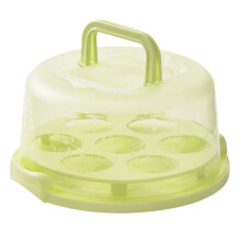 Cake Box Cupcake Holder with Lid Transparent Cake Transparent Cake Box Carrier with Lid Handles Cupcake Holder ,B