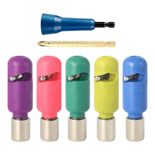 Wire Stripping and Twisting Tool Kit with 6 Sizes,Wire Twister Tool for Drill,Wire Stripper for Drill, Perfect Power