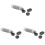 30Pcs 628RS 8mmx24mmx8mm Double Sealed Miniature Deep   Bearing 1