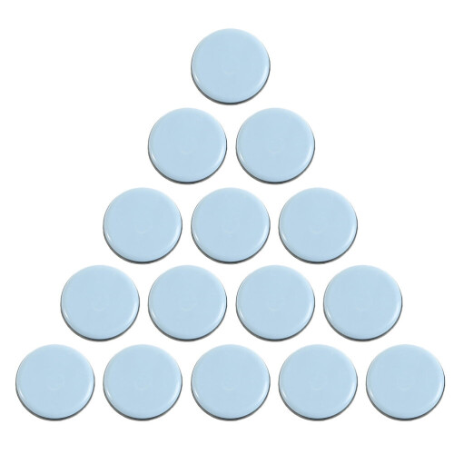 20 deslizadores de PTFE para muebles, mesas, sofás y camas.