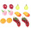 Ensemble de 12 décorations de fruits réalistes en mousse 1