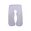 Housse de coussin de maternité en forme de U, lavable, 70 x 130 cm 1