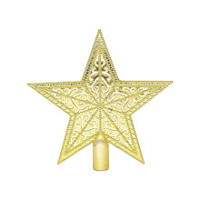 Étoile creuse incassable pour sapin de Noël (1 pièce)
