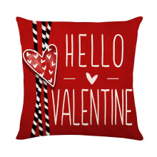 Polyester kussensloop voor Valentijnsdag, 45x45 cm