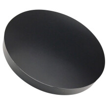 Obsidian Mirror Disc – Black Stone Desktop Decor