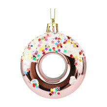 Donut Dessert Ornaments Set of 4, 3 inch