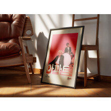 K-Pop-Poster auf 200 g/m² Papier, minimalistisches Design