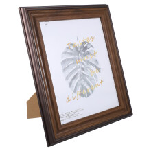 Moldura de madeira rústica para fotos de 25 cm (10 polegadas) para mesa e parede.