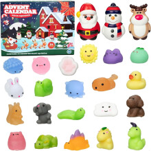 Calendário do Advento de Natal 2024 – 21 Mochis de Animais + 3