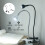 Lampe de bureau réglable avec bras flexible et pince 1