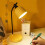 Hengsof LED desk lamp black flexible eye-care 1 pack 1