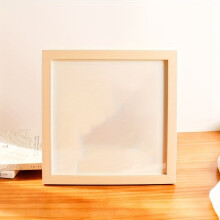 Moldura quadrada moderna para fotos – madeira artificial, para mesa.
