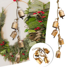 Vintage-Windspiel aus Eisen, 4-teilig, mit Seil