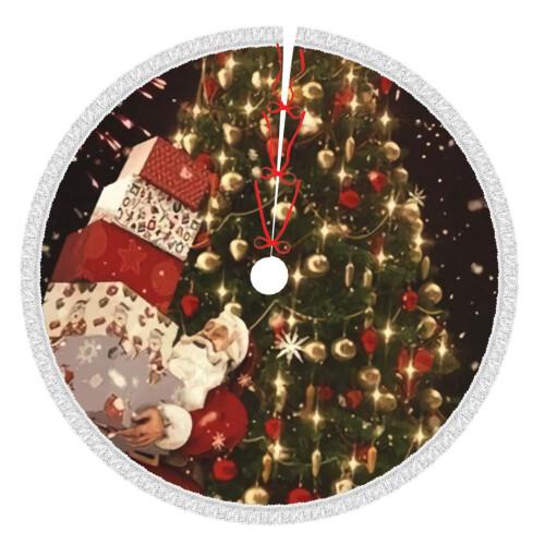 Weihnachtsbaumrock 36 Zoll Polyester Festliche Dekoration