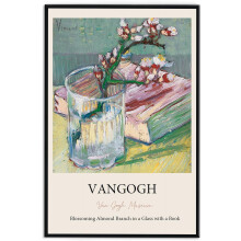 Ealaín Balla Canbhás Bláth Almond Van Gogh 12x16 nó 16x24 orlach