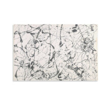 Impressão em tela abstrata de Jackson Pollock, 20x30cm