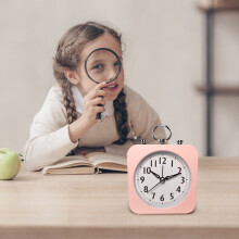 Tichý budík Viflosae Candy Pink – ukazovátko na stôl