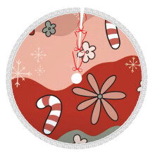 Christmas Tree Skirt 48 Inch Rustic Holiday Decor
