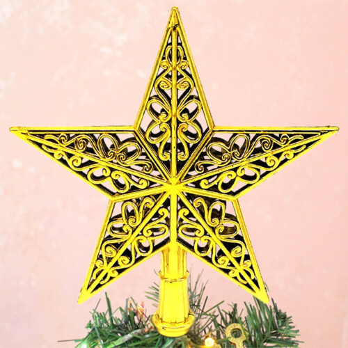 Décoration étoile pour sapin de Noël (1 pièce)