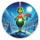 Grinch-Weihnachtsbaumdecke mit Pompon-Borte, 30 Zoll 1