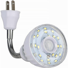 LED-bevegelsesaktivert roterende nattlys AC-pluggbar 360