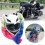 (A) 1 Pair Punk Style Motorcycle Helmet Dreadlocks Women Ponytail Braid Bicycle 3