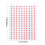 Removable Arrow Labels 10 mm White & Red 3