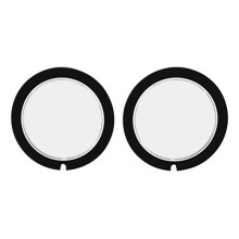 Protections D'Objectif Corps de CaméRa Jeux de Couverture de Protection Collante Capuchon D'Objectif avec AdhéSif pour Insta 360 ONE X2