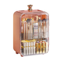 Luxe Cosmetica Organizer, Grote Capaciteit Cosmetica Opbergdoos met Led-Spiegel, Sieraden Organizer, Stofdicht en Luxe