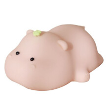 Hippo Baby Luce Notturna Simpatico Cartone Animato Decorazione da Comodino per Bambini Lampada da Atmosfera Luce Soffusa Lampada per Dormire
