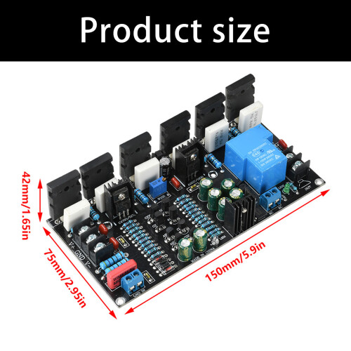 Mono Channel Audios Amplifier Board With Overloads Protections 2