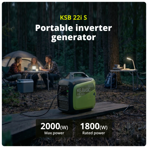 Inverter generator KSB 22i S  K&S Basic 2000 W economy mode 2