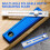 Multi-Angle Scriber Marking Tool with Bubble Level, Magnetic Aluminum Alloy Angle Finder for Woodworking 6