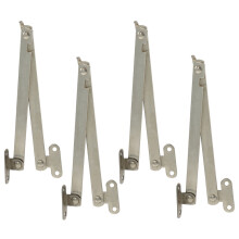 4X Furniture Cupboard Door Front Desk Foldable Lid Support Hinge Stay