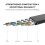 Ethernetkabel - NONMOM - CAT 7 - 15M - 10Gbps - 600MHz - Plat wit 4