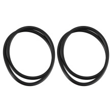 2pcs 160mm x 5mm Industry Flexible Rubber O-Ring Seal Washer