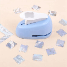 2cm Postage Stamp Paper Punch, Stamp Shape Lever Action Hole Puncher for Scrapbooking,Card Making and DIY Paper Crafts