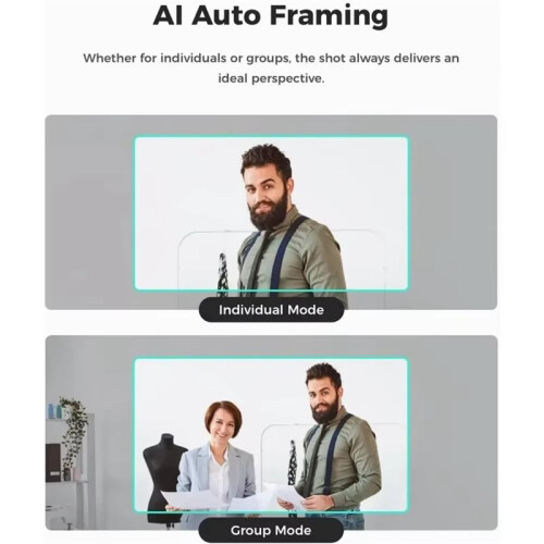 Meet SE 1080P 100FPS Webcam AI Auto Composition Gesture Control Staggered HDR for PC C