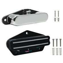 2 Pcs TL Guitar Pickup Set with Alnico 5 Neck and Dual Rails Humbucker Bridge B