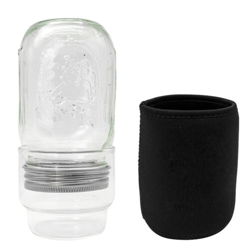 Keimglas-Set: Weithals-Einmachgläser mit Edelstahldeckeln, Ideal für Hobbygärtner