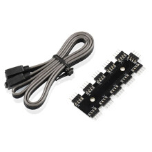 Nieuwe B-MBDT-1TO10-RGB, voor MSI voor  Moederbord Aura Hubs, 4-Pins RGB Moederbord Aura Interface 1 Tot 10 Hub