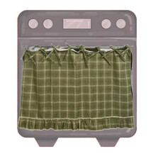 Juego de Cortina y Faldón Decorativos para Horno, Cortina Versátil para Lavavajillas para Cocinas Modernas