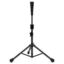 Pickleball Backhand Flick Trainer Baseball Batting Tee Portable Practical Sturdy Professional Batting Practice Black