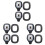6Pcs USB Rechargeable Light for LED Beanie Hat,Replaceable Headlamp Cap DIY Hat Light for Men And Women 1