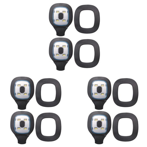 6Pcs USB Rechargeable Light for LED Beanie Hat,Replaceable Headlamp Cap DIY Hat Light for Men And Women