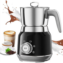 Electric Milk Frother,1L 560W,Dishwasher Safe,Automatic Hot and Cold Foam Maker and Milk Warmer for Latte,Coffee Eu Plug